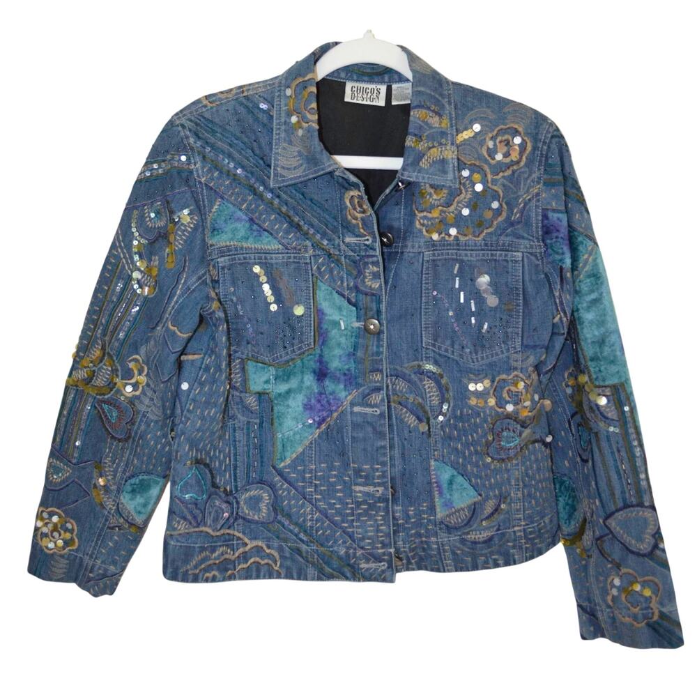 Y2K Embellished Denim Jacket